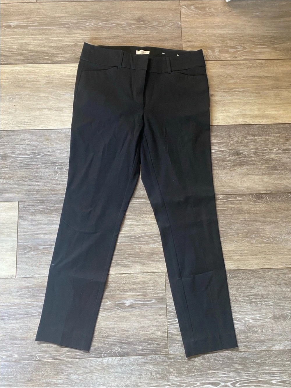 Loft Outlet Skinny Anke Black Pants